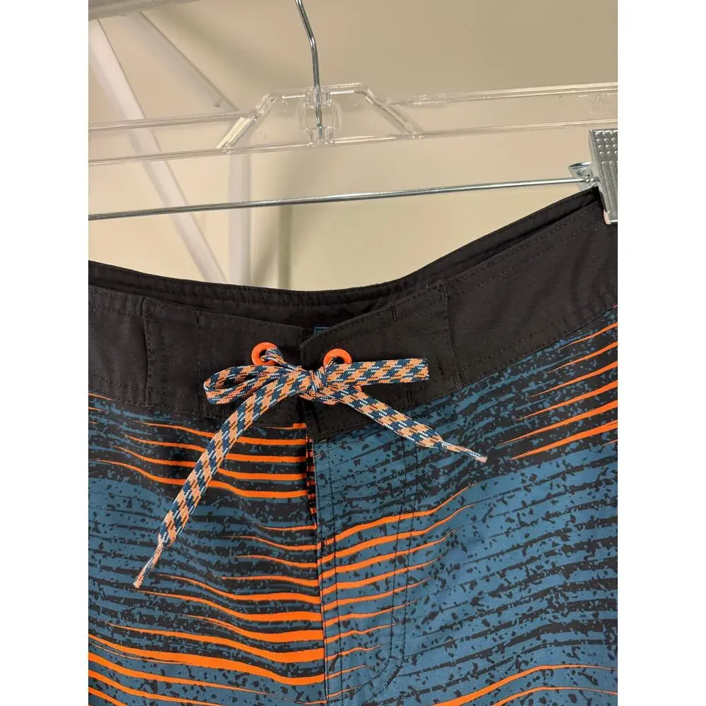 Nike Board Shorts Mens‎ 32 Medium (32) Swim Trunks Hook & Loop Side Pocket